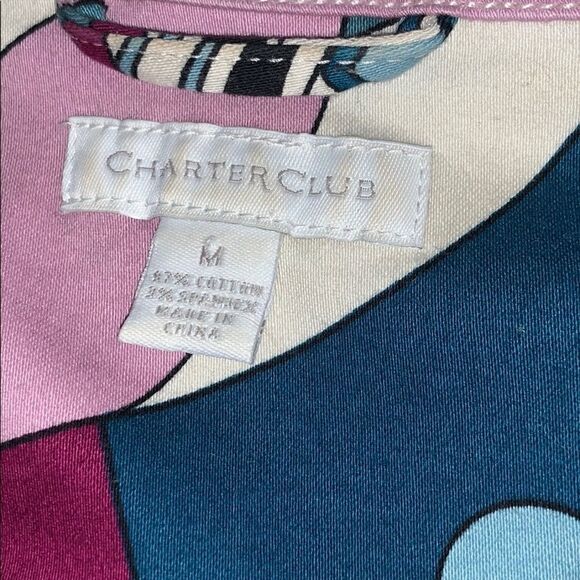 Charter Club jacket great fabric design - Picture 2 of 7